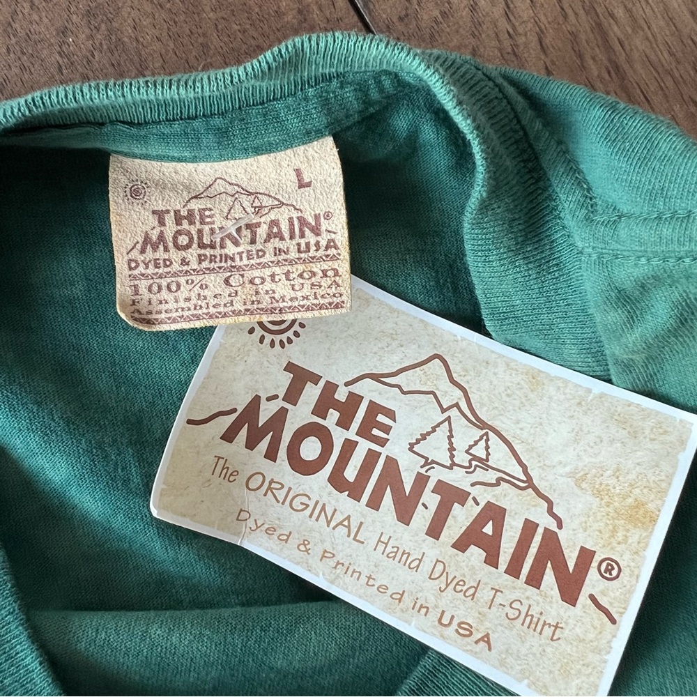 Vintage The Mountain Moose T-Shirt Men’s Large Green Nature Animal Wildlife NEW - Picture 5 of 10